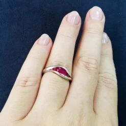 Rubies Diamonds Enamel 18 Karat White Gold Melted Colors Suite 19 Rubies Diamonds Enamel 18 Karat White Gold Melted Colors Suite -Mode Bijouterie Magasin IMG 20230313 100439 master