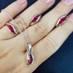 Rubies Diamonds Enamel 18 Karat White Gold Melted Colors Suite 20 Rubies Diamonds Enamel 18 Karat White Gold Melted Colors Suite -Mode Bijouterie Magasin IMG 20230313 101342 master