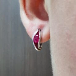 Rubies Diamonds Enamel 18 Karat White Gold Melted Colors Suite 26 Rubies Diamonds Enamel 18 Karat White Gold Melted Colors Suite -Mode Bijouterie Magasin IMG 20230313 111004 master