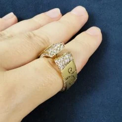 Champagne Diamonds 18 Karat Yellow Gold Pret-a-Porter Pendant Suite -Mode Bijouterie Magasin IMG 20230321 110929 master