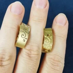 Champagne Diamonds 18 Karat Yellow Gold Veil Earrings 20 Champagne Diamonds 18 Karat Yellow Gold Veil Earrings -Mode Bijouterie Magasin IMG 20230321 111153 master