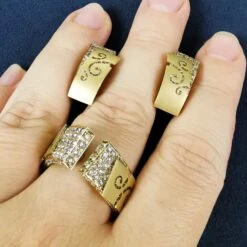 Champagne Diamonds 18 Karat Yellow Gold Veil Suite 15 Champagne Diamonds 18 Karat Yellow Gold Veil Suite -Mode Bijouterie Magasin IMG 20230321 111230 master