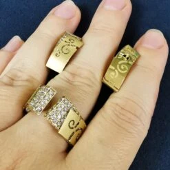 Champagne Diamonds 18 Karat Yellow Gold Veil Suite 19 Champagne Diamonds 18 Karat Yellow Gold Veil Suite -Mode Bijouterie Magasin IMG 20230321 111346 master