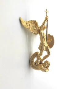 14 Kt Gold Necklace Saint Michael The Archangel 14 14 Kt Gold Necklace Saint Michael The Archangel -Mode Bijouterie Magasin IMG 20230613 113848 master