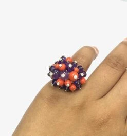 Cartier Pom Pom Coral Amethyst Ring 19 Cartier Pom Pom Coral Amethyst Ring -Mode Bijouterie Magasin IMG 2034 master