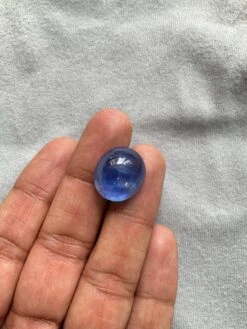 Unknown 35.85 Carats Ceylon Blue Sapphire No Heat Cab For Fine Jewellery -Mode Bijouterie Magasin IMG 2542 master