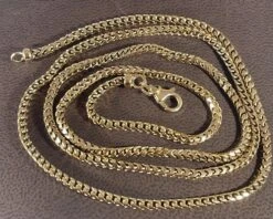 Unknown Vintage 14 Karat Yellow Gold 25 Gm Franco Chain Necklace 33 Unknown Vintage 14 Karat Yellow Gold 25 Gm Franco Chain Necklace -Mode Bijouterie Magasin IMG 2743 master