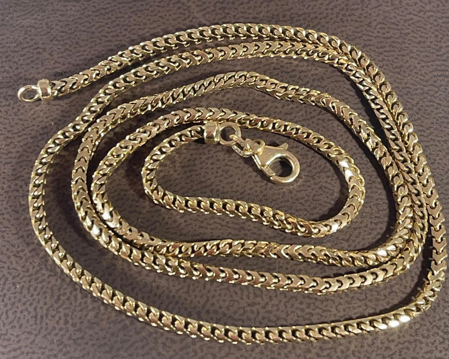 Unknown Vintage 14 Karat Yellow Gold 25 Gm Franco Chain Necklace 15 Unknown Vintage 14 Karat Yellow Gold 25 Gm Franco Chain Necklace – Image 13