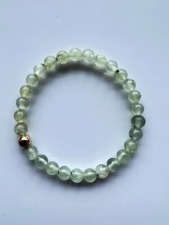 Green Heart Chakra Prehnite Beaded Bracelet Semi Precious Natural Gold Filled 10 Green Heart Chakra Prehnite Beaded Bracelet Semi Precious Natural Gold Filled -Mode Bijouterie Magasin IMG 2830 master