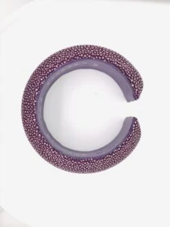 Unknown Purple Galuchat Cuff Bracelet -Mode Bijouterie Magasin IMG 2931 master 1