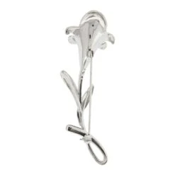 Unknown 14k White Gold Tahitian Pearl & Pave Diamond Detailed Flower Brooch Pin 10 Unknown 14k White Gold Tahitian Pearl & Pave Diamond Detailed Flower Brooch Pin -Mode Bijouterie Magasin IMG 3337 marked master