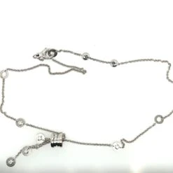 Bvlgari Bvulgari B.Zero 1 18k White Gold & Diamond Lariat Necklace -Mode Bijouterie Magasin IMG 4124 master