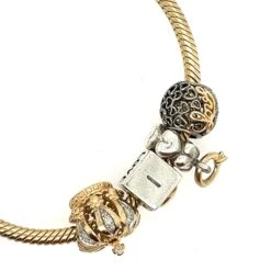 Pandora 14k Gold Charm Bracelet With 10 Charms 8 Pandora 14k Gold Charm Bracelet With 10 Charms -Mode Bijouterie Magasin IMG 4191 master