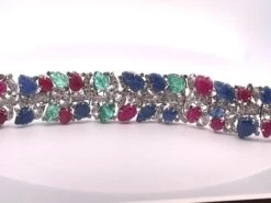 Unknown Tutti Frutti Bracelet 18k White Gold 21 Unknown Tutti Frutti Bracelet 18k White Gold -Mode Bijouterie Magasin IMG 4242 master