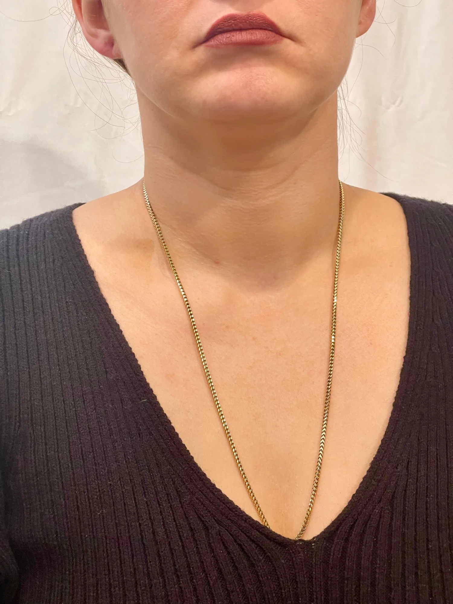 Unknown Vintage 14 Karat Yellow Gold 25 Gm Franco Chain Necklace 21 Unknown Vintage 14 Karat Yellow Gold 25 Gm Franco Chain Necklace – Image 19