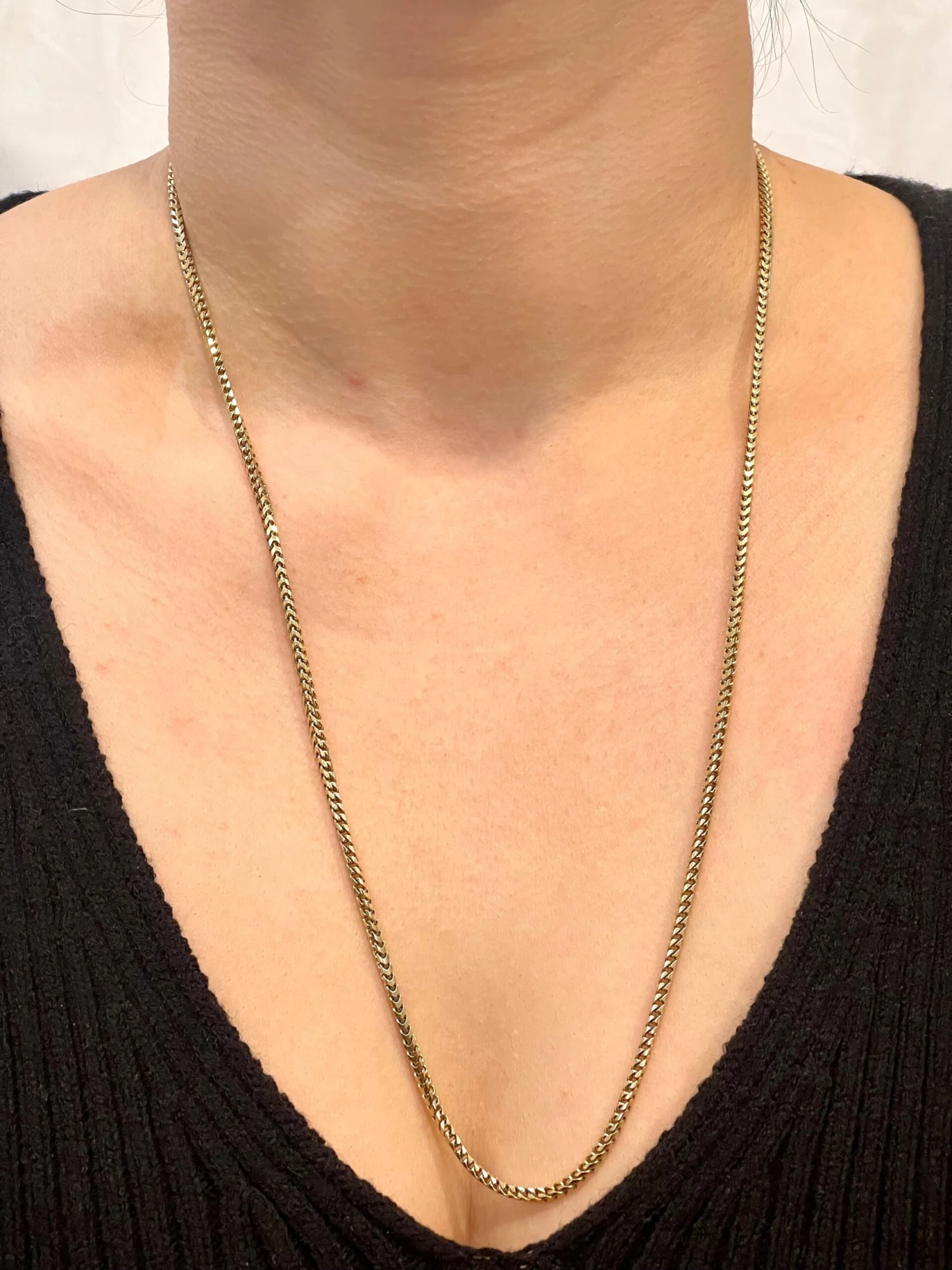 Unknown Vintage 14 Karat Yellow Gold 25 Gm Franco Chain Necklace 5 Unknown Vintage 14 Karat Yellow Gold 25 Gm Franco Chain Necklace – Image 3