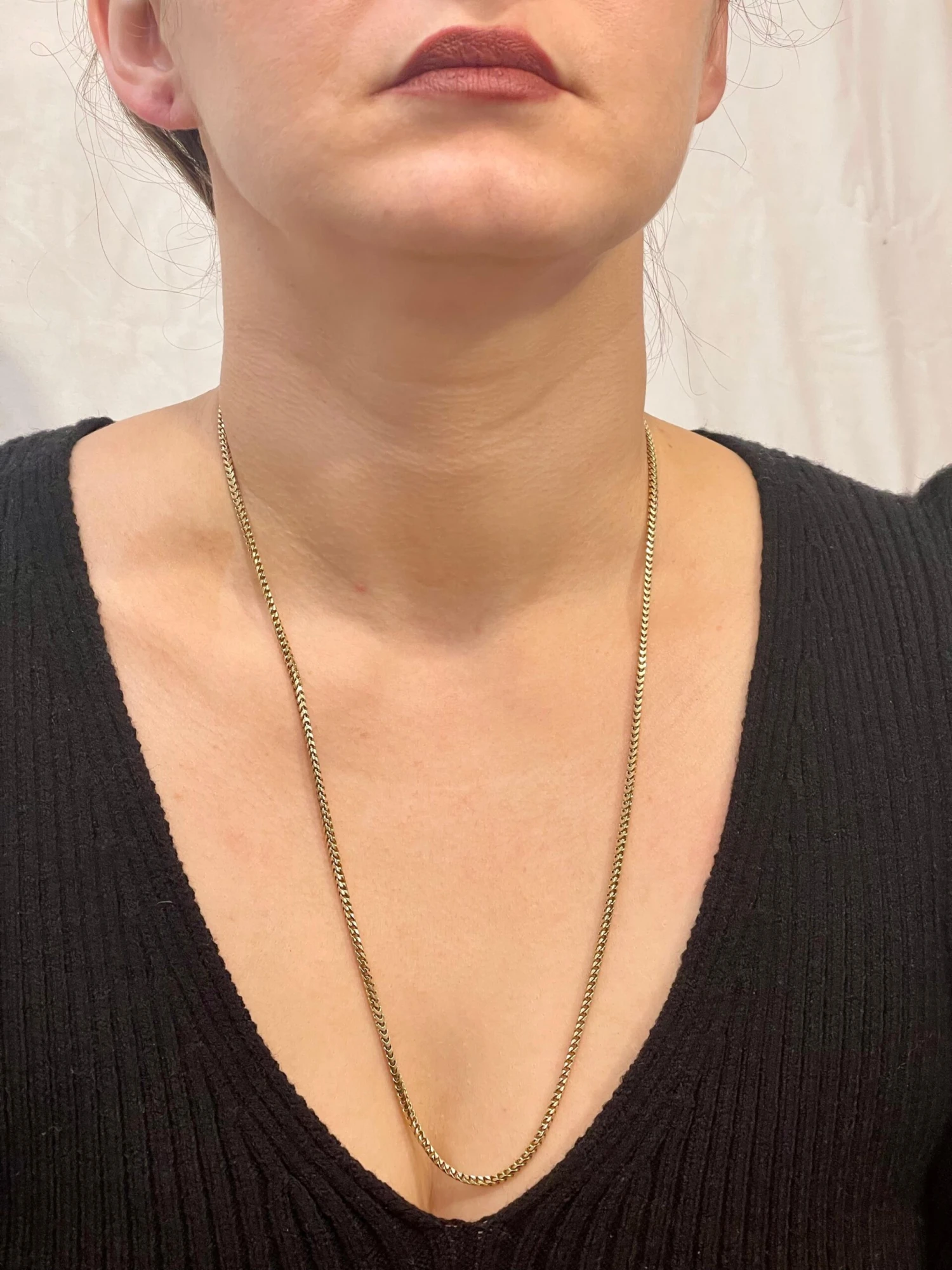 Unknown Vintage 14 Karat Yellow Gold 25 Gm Franco Chain Necklace 13 Unknown Vintage 14 Karat Yellow Gold 25 Gm Franco Chain Necklace – Image 11