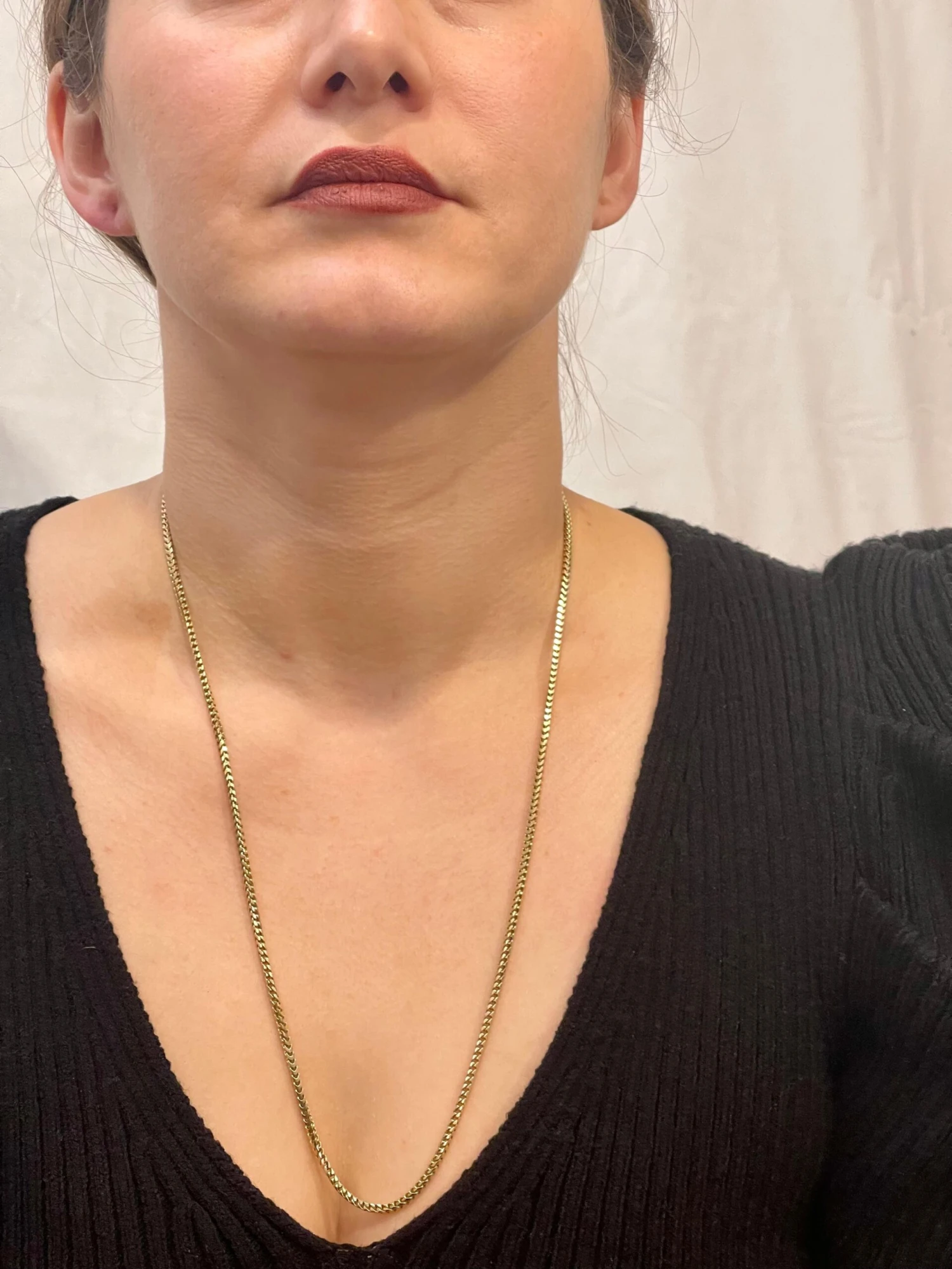 Unknown Vintage 14 Karat Yellow Gold 25 Gm Franco Chain Necklace 8 Unknown Vintage 14 Karat Yellow Gold 25 Gm Franco Chain Necklace – Image 6