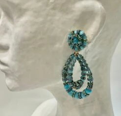 Françoise Montague Lolita Earrings In Aqua -Mode Bijouterie Magasin IMG 5308 master