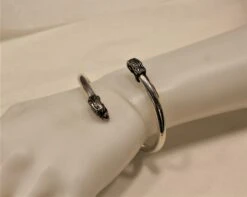 Eagle, Cuff Bracelet, Sterling Silver, Handmade, Italy -Mode Bijouterie Magasin IMG 5317 master 1