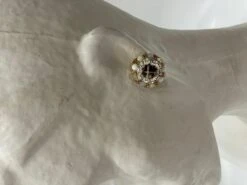 Francoise Montague White And Gold Clip Earrings -Mode Bijouterie Magasin IMG 5539 master