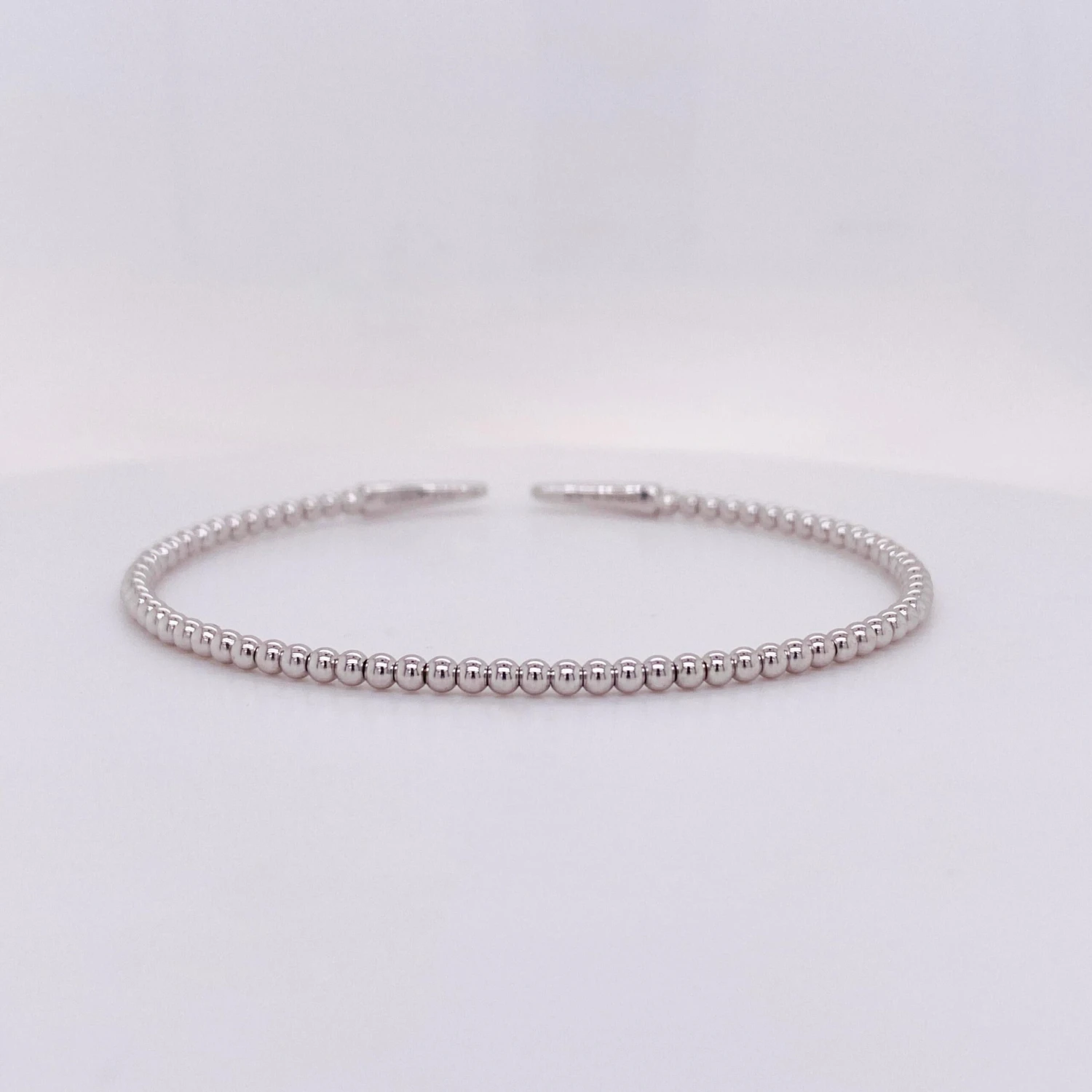 Diamond Spike Bracelet Flexible Cuff Bangle, .26 Carats BG4216-62W45JJ LV 14kt 6 Diamond Spike Bracelet Flexible Cuff Bangle, .26 Carats BG4216-62W45JJ LV 14kt – Image 4