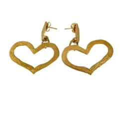 Unknown New 1 Of A Kind, Handmade Heavily 14 - 16k Yellow Gold Plated Designer Earrings -Mode Bijouterie Magasin IMG 5840 master