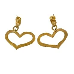 Unknown New 1 Of A Kind, Handmade Heavily 14 - 16k Yellow Gold Plated Designer Earrings -Mode Bijouterie Magasin IMG 5841 master