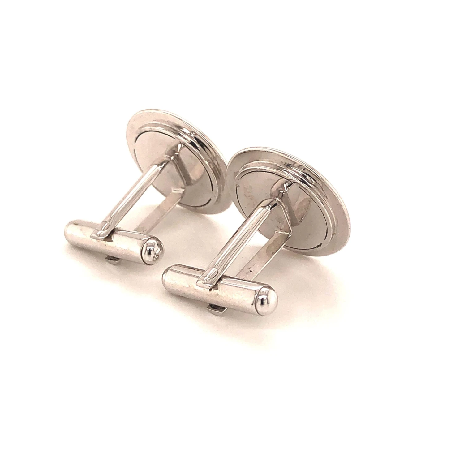 Hand-Carved Horse-Shoe Agate Cameo 925 Sterling Silver Contemporary Cufflinks 14 Hand-Carved Horse-Shoe Agate Cameo 925 Sterling Silver Contemporary Cufflinks – Image 12