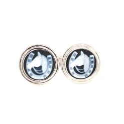 Hand-Carved Horse-Shoe Agate Cameo 925 Sterling Silver Contemporary Cufflinks 21 Hand-Carved Horse-Shoe Agate Cameo 925 Sterling Silver Contemporary Cufflinks -Mode Bijouterie Magasin IMG 6257 master