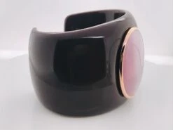 Unknown Bracelet Bakelite Rose Quartz Rose Gold 18 Karat -Mode Bijouterie Magasin IMG 6321 master