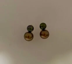 Michael Kneebone Black Bronze Tahitian "Due Perla" Drop Earrings 14 Michael Kneebone Black Bronze Tahitian "Due Perla" Drop Earrings -Mode Bijouterie Magasin IMG 6360 master