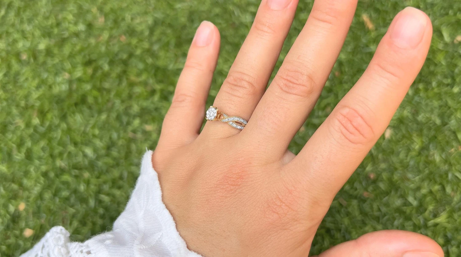 Unknown Diamond Wedding Ring 10k Rose Gold 5 Unknown Diamond Wedding Ring 10k Rose Gold – Image 3