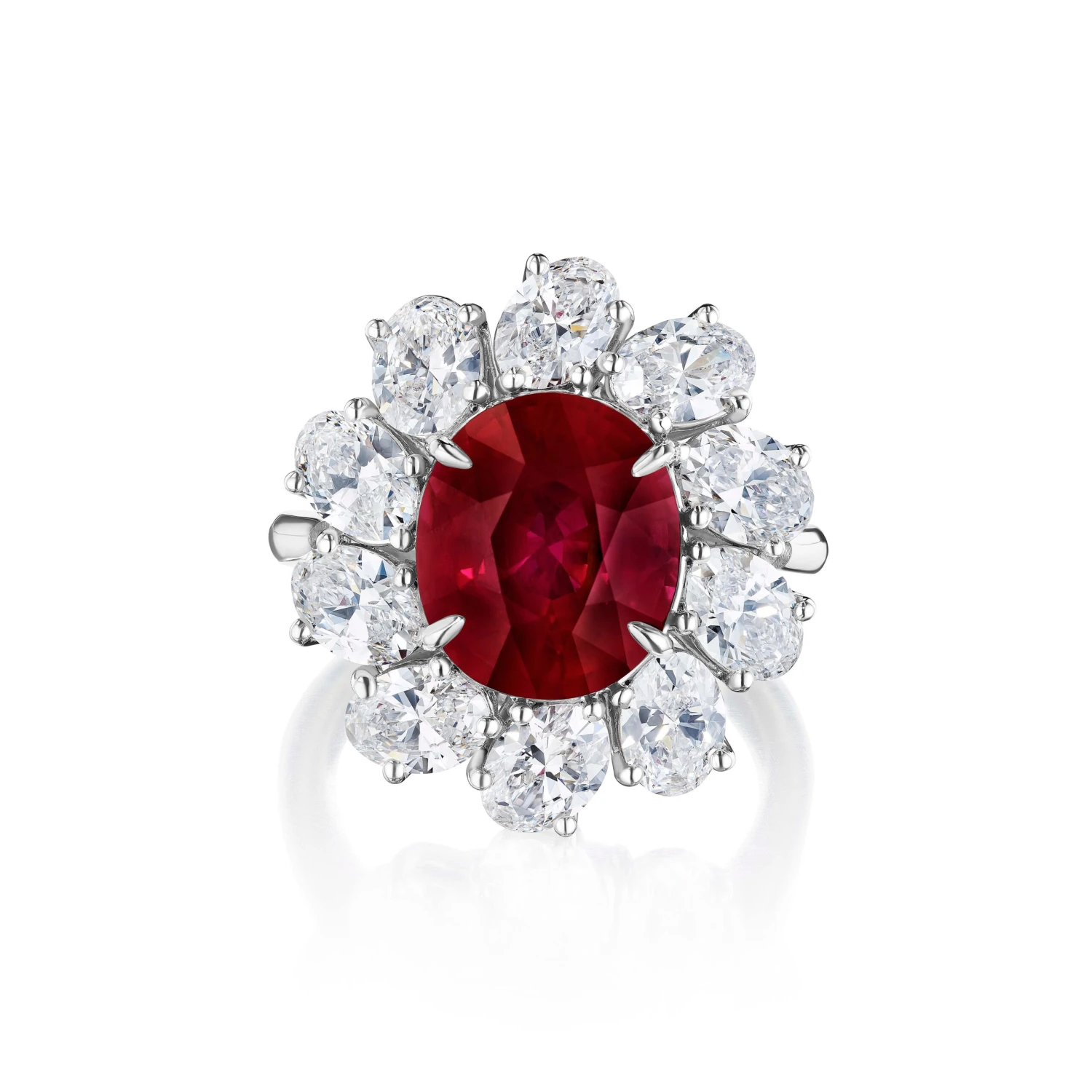 Burmese Ruby And Diamond Ring 5 Burmese Ruby And Diamond Ring – Image 3