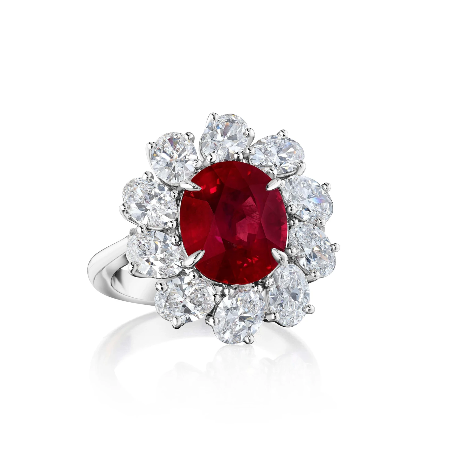 Burmese Ruby And Diamond Ring 4 Burmese Ruby And Diamond Ring – Image 2