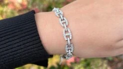 Hermes Diamond Bracelet 5.80 Carats Total 18K Gold -Mode Bijouterie Magasin IMG 6925 master