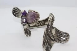 Dragon Amethyst Bracelet, Sterling Silver, Handmade, Italy 27 Dragon Amethyst Bracelet, Sterling Silver, Handmade, Italy -Mode Bijouterie Magasin IMG 7185 master