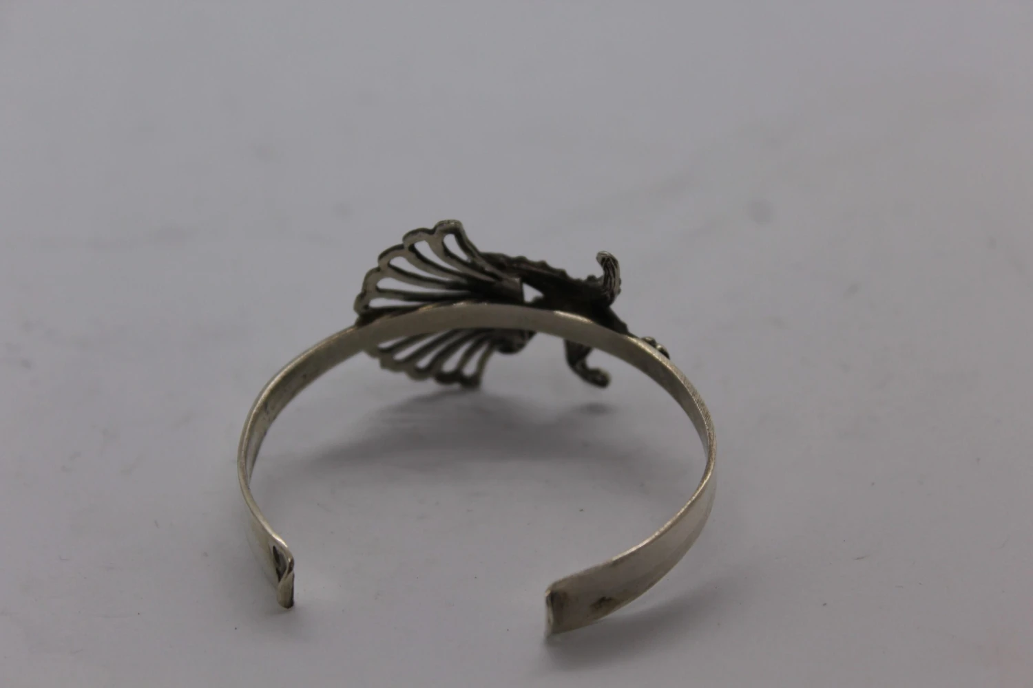 Seashell Schiava Bracelet, Sterling Silver, Handmade, Italy 6 Seashell Schiava Bracelet, Sterling Silver, Handmade, Italy – Image 4