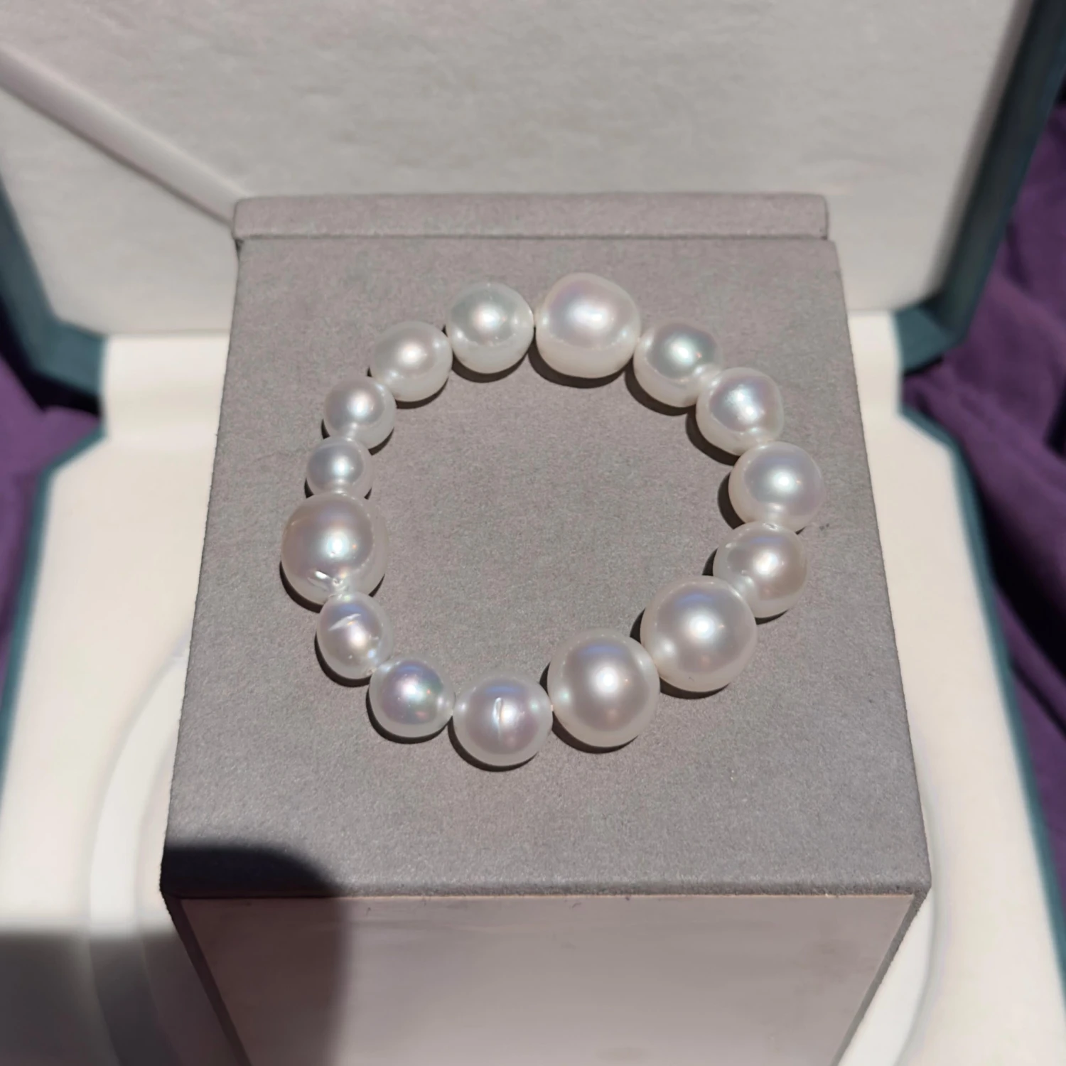 Eostre Australian South Sea Baroque Pearl Bracelet 4 Eostre Australian South Sea Baroque Pearl Bracelet – Image 2