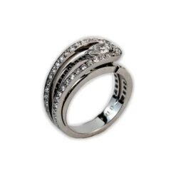 Fred Of Paris Platinum Pear Diamond Ring 9 Fred Of Paris Platinum Pear Diamond Ring -Mode Bijouterie Magasin IMG 8725 master