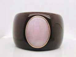 Unknown Bracelet Bakelite Rose Quartz Rose Gold 18 Karat -Mode Bijouterie Magasin IMG 8814 2 master