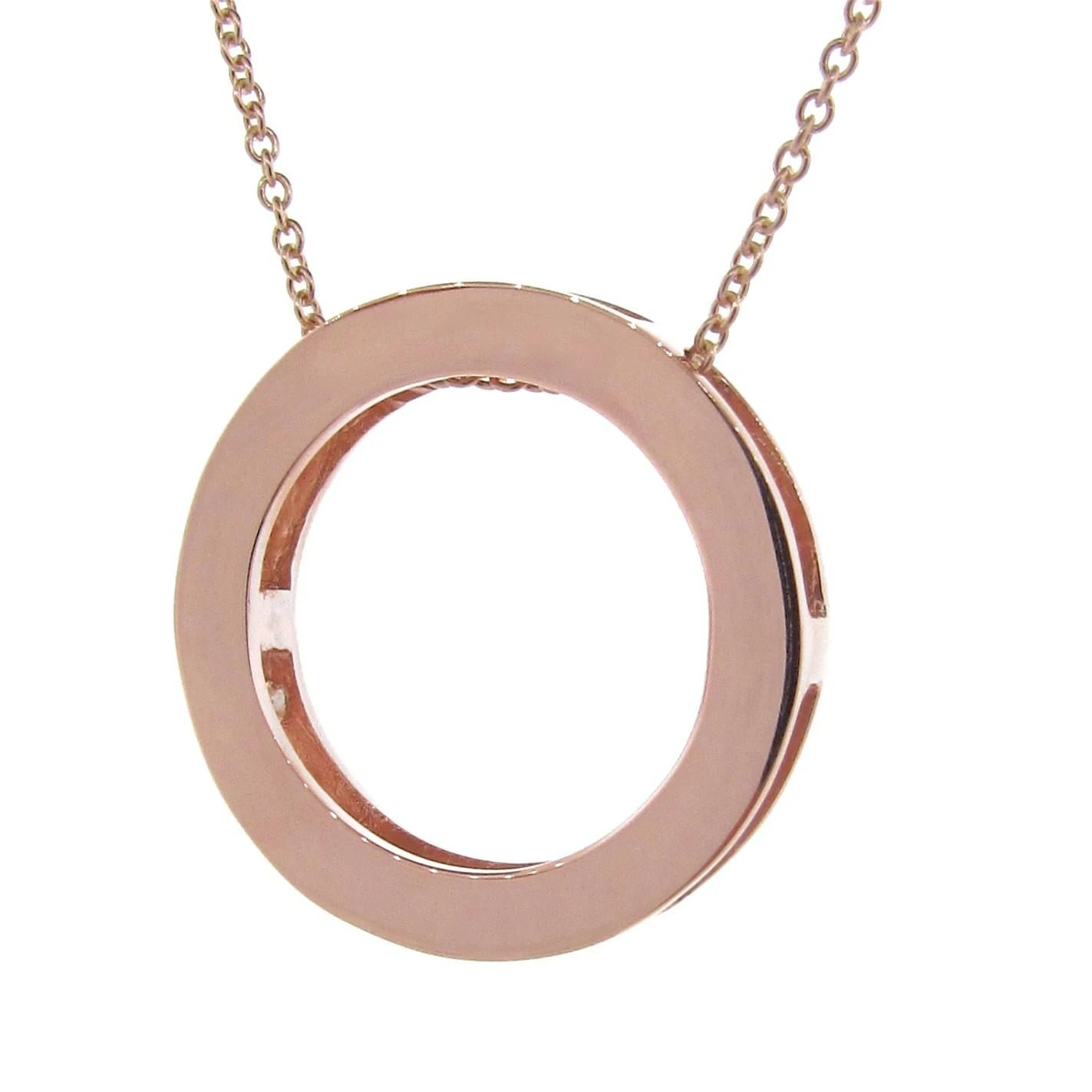 Rose Gold Diamond Eternity Circle Of Life Necklace 5 Rose Gold Diamond Eternity Circle Of Life Necklace – Image 3