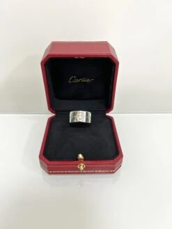 Cartier Love 18 Karat White Gold Wide Band Ring 16 Cartier Love 18 Karat White Gold Wide Band Ring -Mode Bijouterie Magasin IMG 9169 master