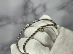 925 Sterling Silver Enamelled Dog Animal Nature Labrador Golden Retriever Bangle -Mode Bijouterie Magasin IMG 9394 master