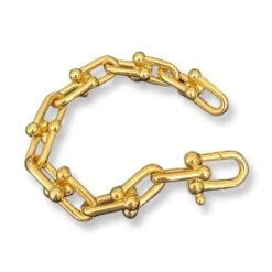Tiffany & Co. Tiffany Co Hardware Yellow Gold Bracelet, Small -Mode Bijouterie Magasin IMG 9522 2 master
