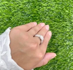 Unknown Illusion Set Diamond Ring 1.15 Carats Total 18k Gold -Mode Bijouterie Magasin JAH 01120 master