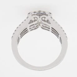 Unknown Illusion Set Diamond Ring 1.15 Carats Total 18k Gold -Mode Bijouterie Magasin JAH 1125 master