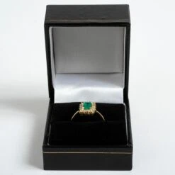 Unknown Stunning Diamond & Emerald Cluster Ring, 18 Carat Gold 9 Unknown Stunning Diamond & Emerald Cluster Ring, 18 Carat Gold -Mode Bijouterie Magasin JC5917 Ring diamond and emerald cluster 18ct 4 master