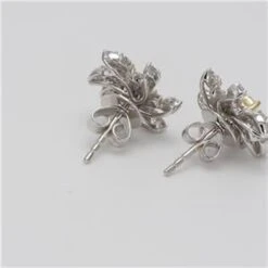 Unknown Natural Yellow Cushion And White Diamond 1.43 Carat TW Gold Stud Earrings -Mode Bijouterie Magasin JE0181GR 8 master