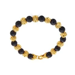 Temple 18K Gold And Lava Stone Bracelet -Mode Bijouterie Magasin JohnBrevard5 003 copy 3 master